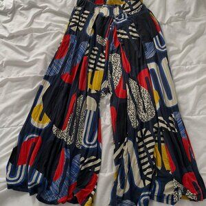 EUC Henrik Vibskov culottes/skirt pants in whoop loop pattern